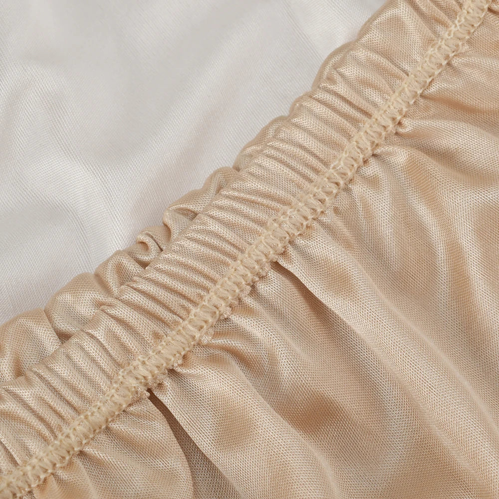 1PC Womens Silk Sleep Shorts Silky Smooth Pajama Breathable Safety Pants Summer Female Nightwear Comfortable Lace Home Underwear