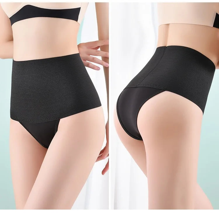 3pcs Women High Waist Shaping Brief Body Shaper Slimming Underwear Butt Lifter Control Pantie Plus Size Sexy Shapewear Panty
