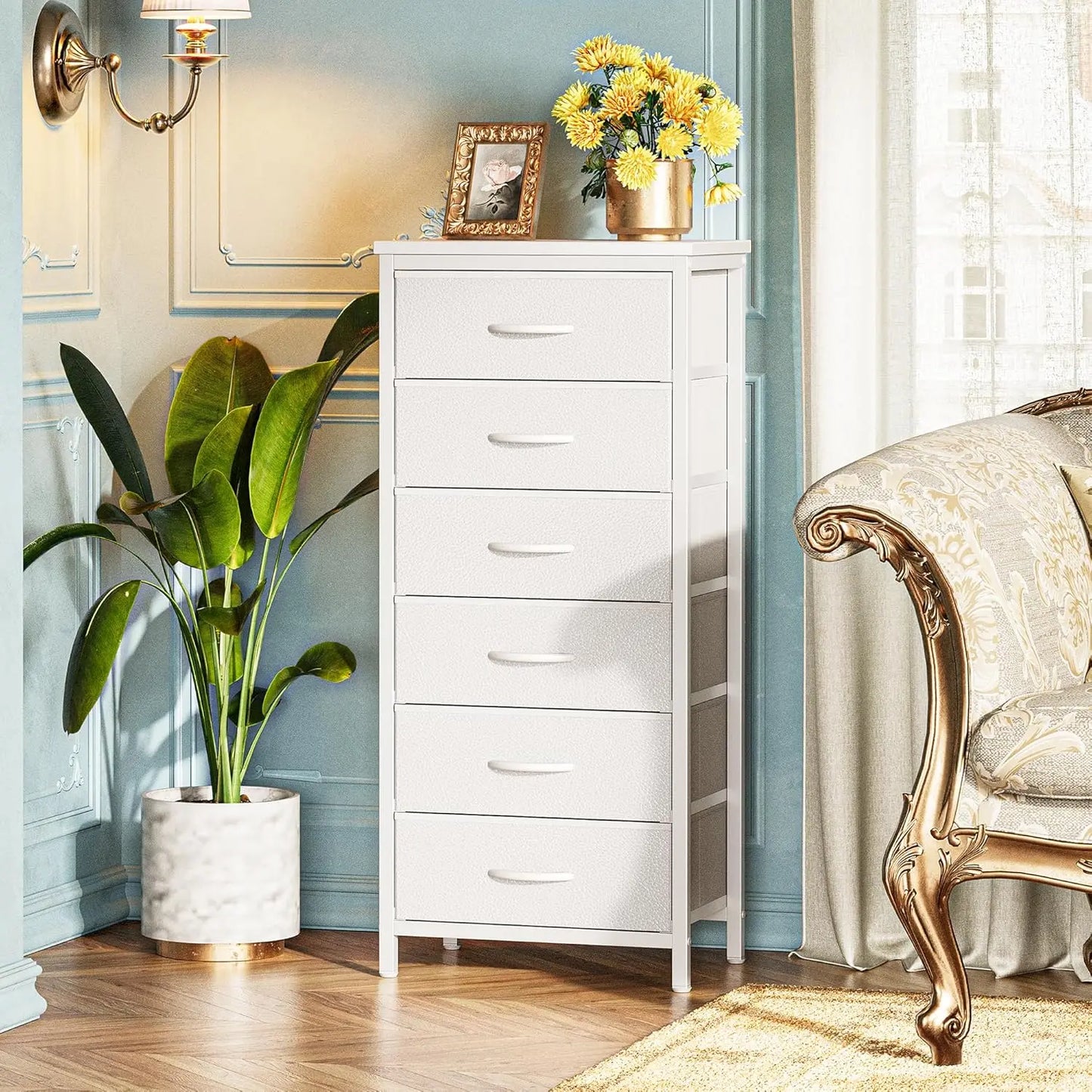 Tall Dresser with 6 Drawers