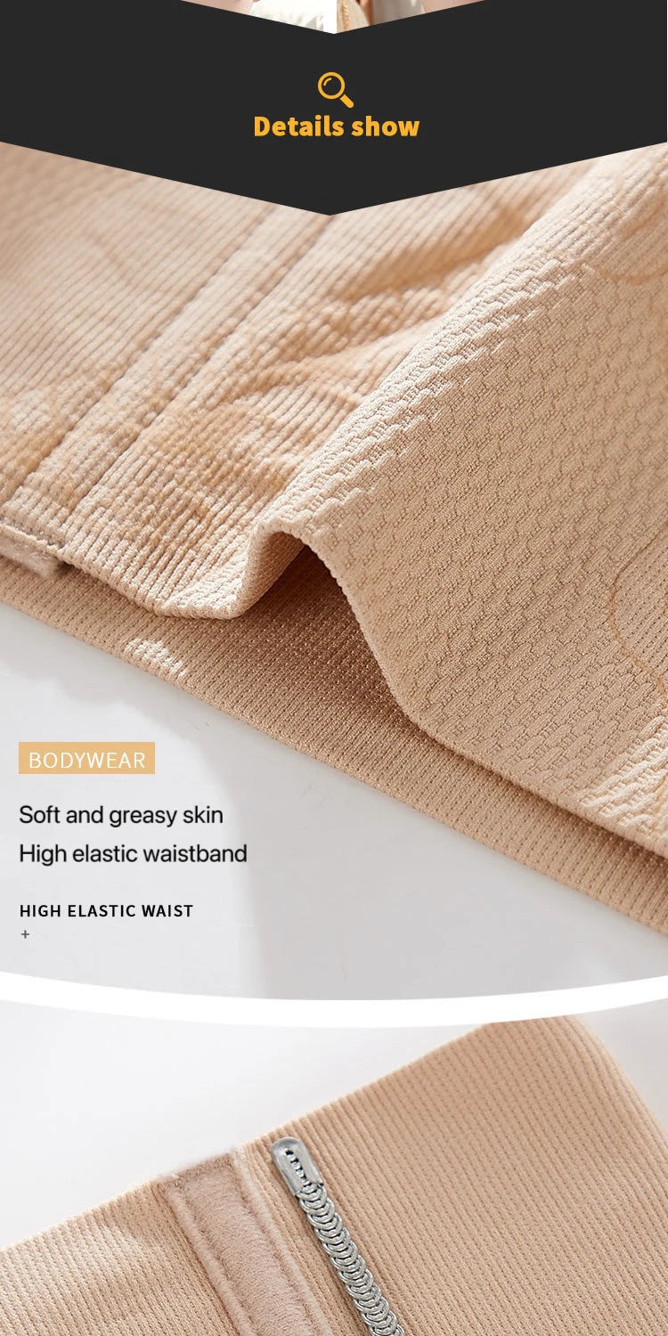 2pcs Women No Trace High Waist Shaping Brief Breathable Body Shaper Slimming Underwear Butt Lifter Control Pantie Shapewear Pant