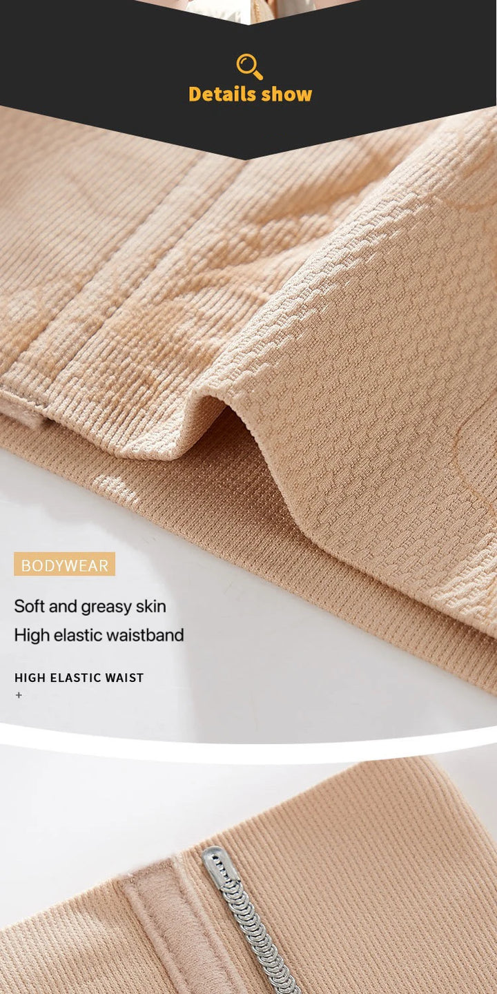 2pcs Women No Trace High Waist Shaping Brief Breathable Body Shaper Slimming Underwear Butt Lifter Control Pantie Shapewear Pant