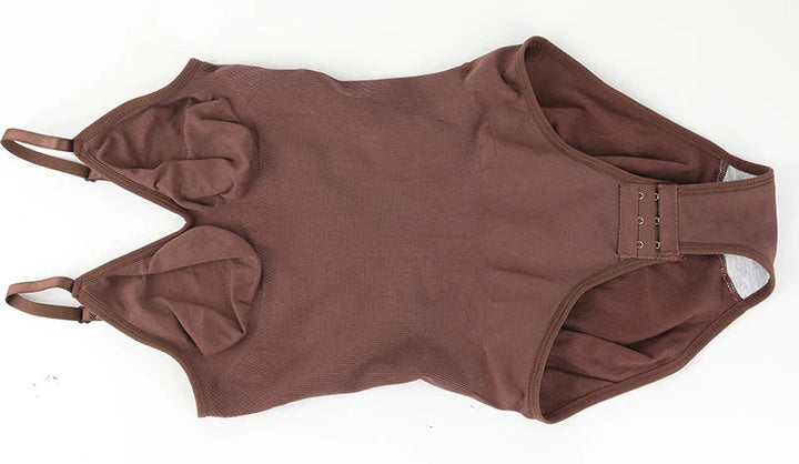 Low Back Bodysuits Shapewear for Women Open Crotch Body Shaper Seamless Tummy Control Push Up Corset Tank Top Backless Underwear