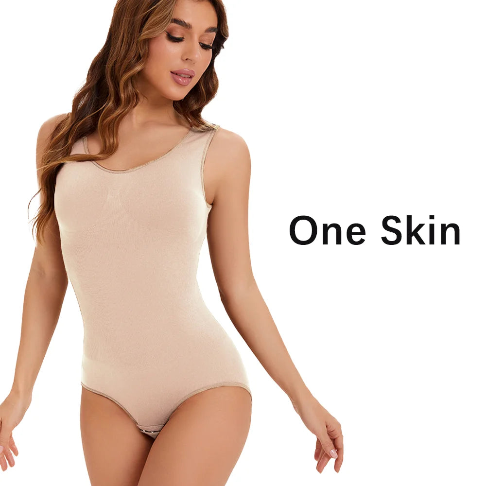 Molasus Bodysuit Women Slimming Shapewear Corset Reducing Body Shaper Modeling Underwear Tummy Control Panties Briefs Large Size