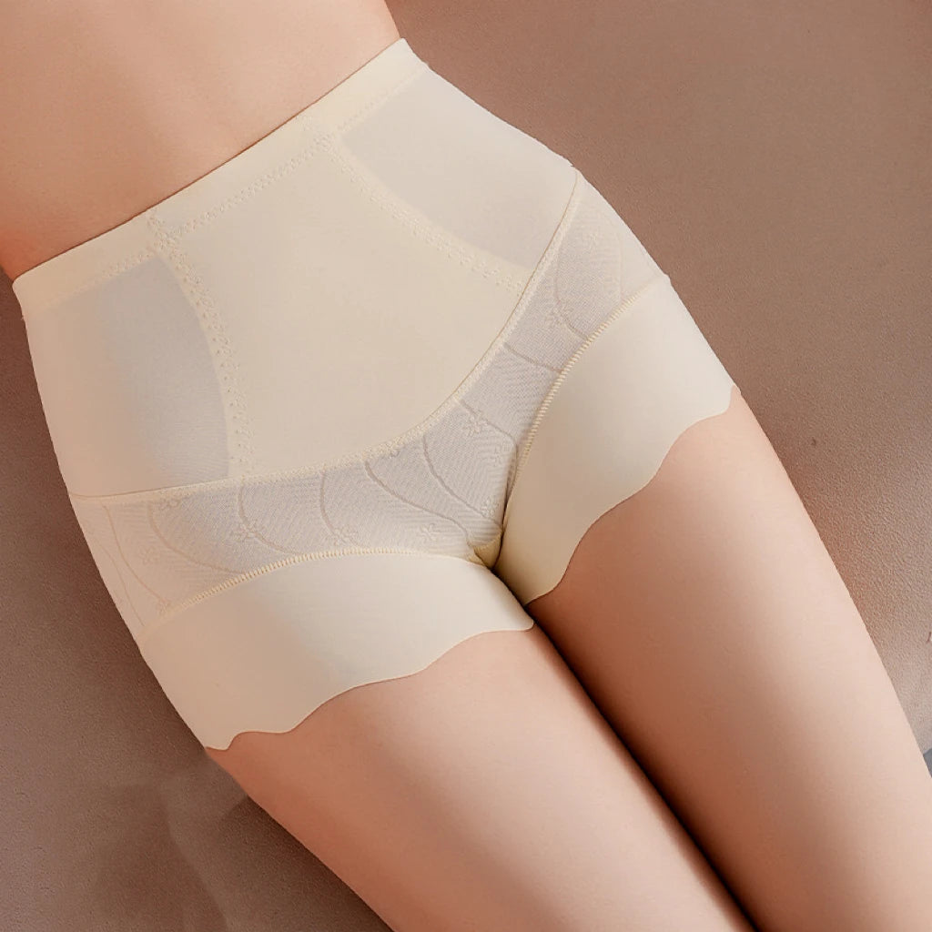 1pcs Women No Trace Mid Waist Shaping Briefs Breathable Body Shaper Slimming Underwear Butt Lifter Control Panties Shapewear