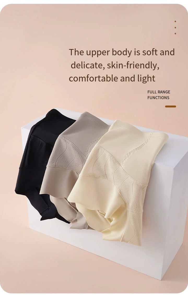 1pcs Women No Trace Mid Waist Shaping Briefs Breathable Body Shaper Slimming Underwear Butt Lifter Control Panties Shapewear