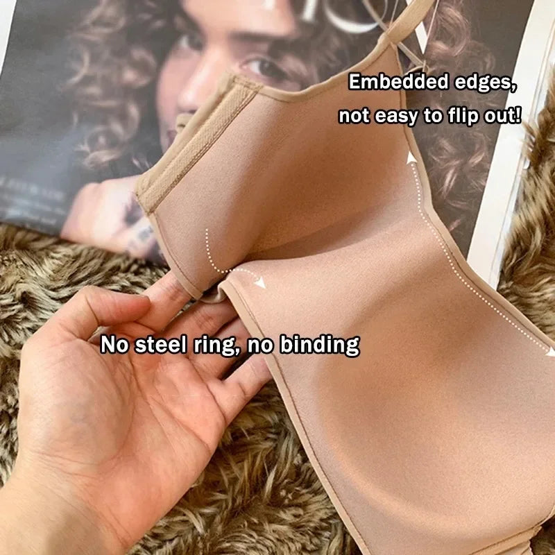 Seamless Underwear Women Push-Up Bra Thin Style Sexy Wireless Bras for Ladies