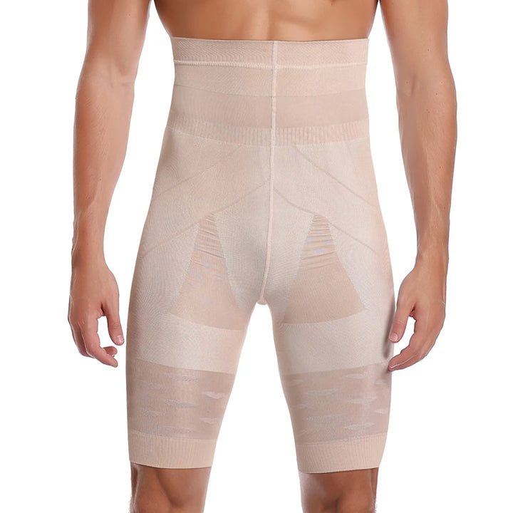 Men Body Shaper Tummy Control Shorts Shapewear Belly Girdle Boxer Briefs High Waisted Slimming Underwear Leg Compression Panties