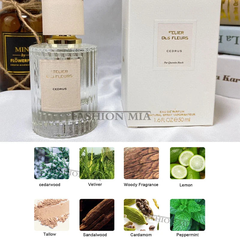50ml Eau De Perfume โ Woody Floral Scent