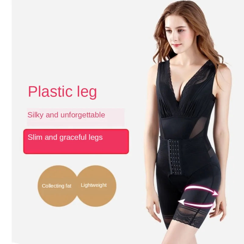 Women's Bustier Corset Waist Trainer Sharpening Body Sweat Suit Shaper Sexy Lingerie Slim Bodysuits Modeling Underwear Jumpsuit