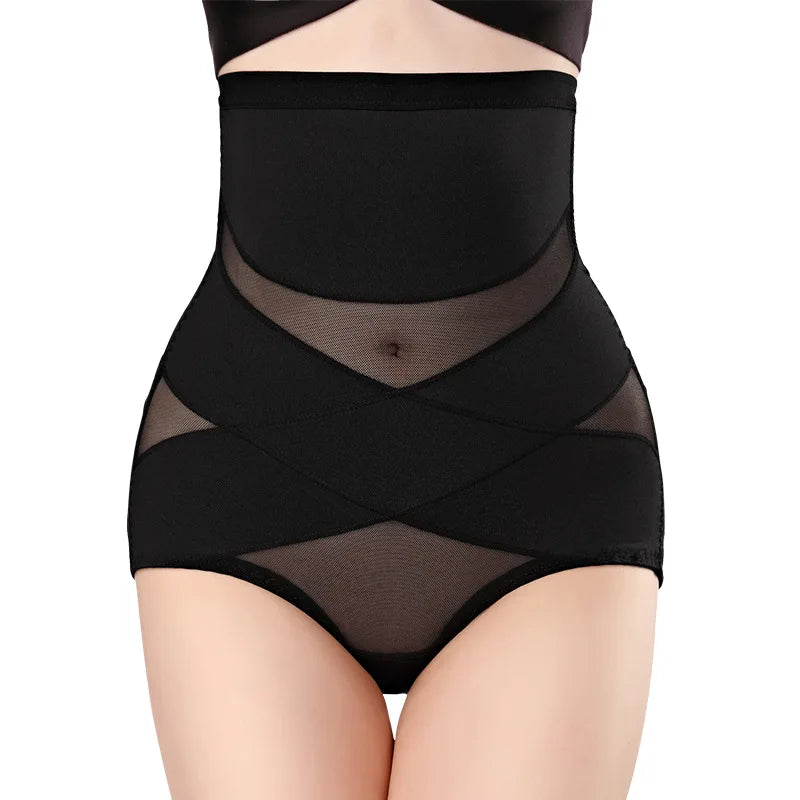Women Cross Butt Lifter Body Shaper Briefs High Waist Trainer Panties Female Slimming Underwear Tummy Control Shapewear Panty