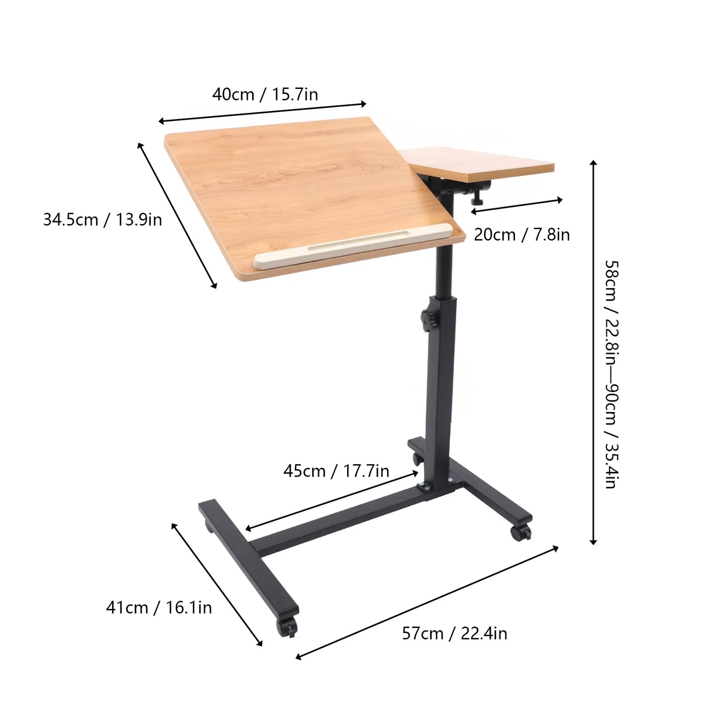 Adjustable Height Laptop Desk