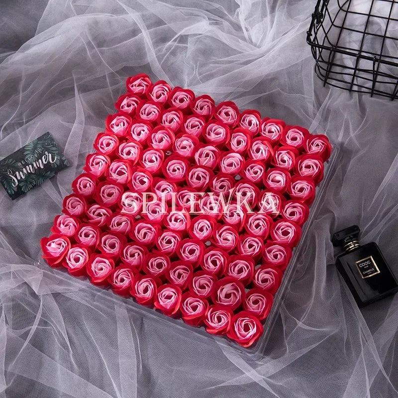 Three-Layer Artificial Rose Set