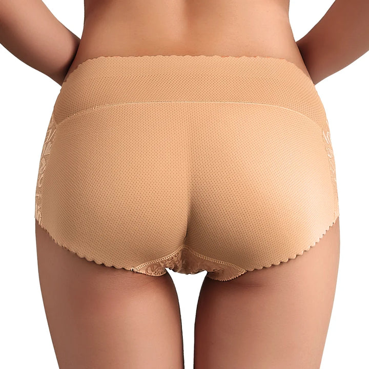 Women Sexy Buttocks Shapewear Fake Ass Letter Panties Triangle Butt Lift Panty Peach Booty Enhancer Underwear Hip Padded Briefs