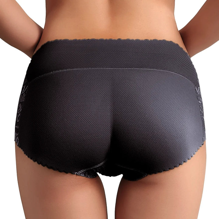 Women Sexy Buttocks Shapewear Fake Ass Letter Panties Triangle Butt Lift Panty Peach Booty Enhancer Underwear Hip Padded Briefs