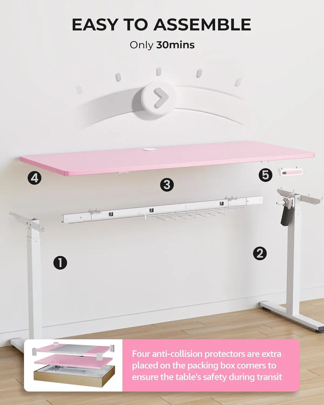 Electric Standing Office Desk Adjustable