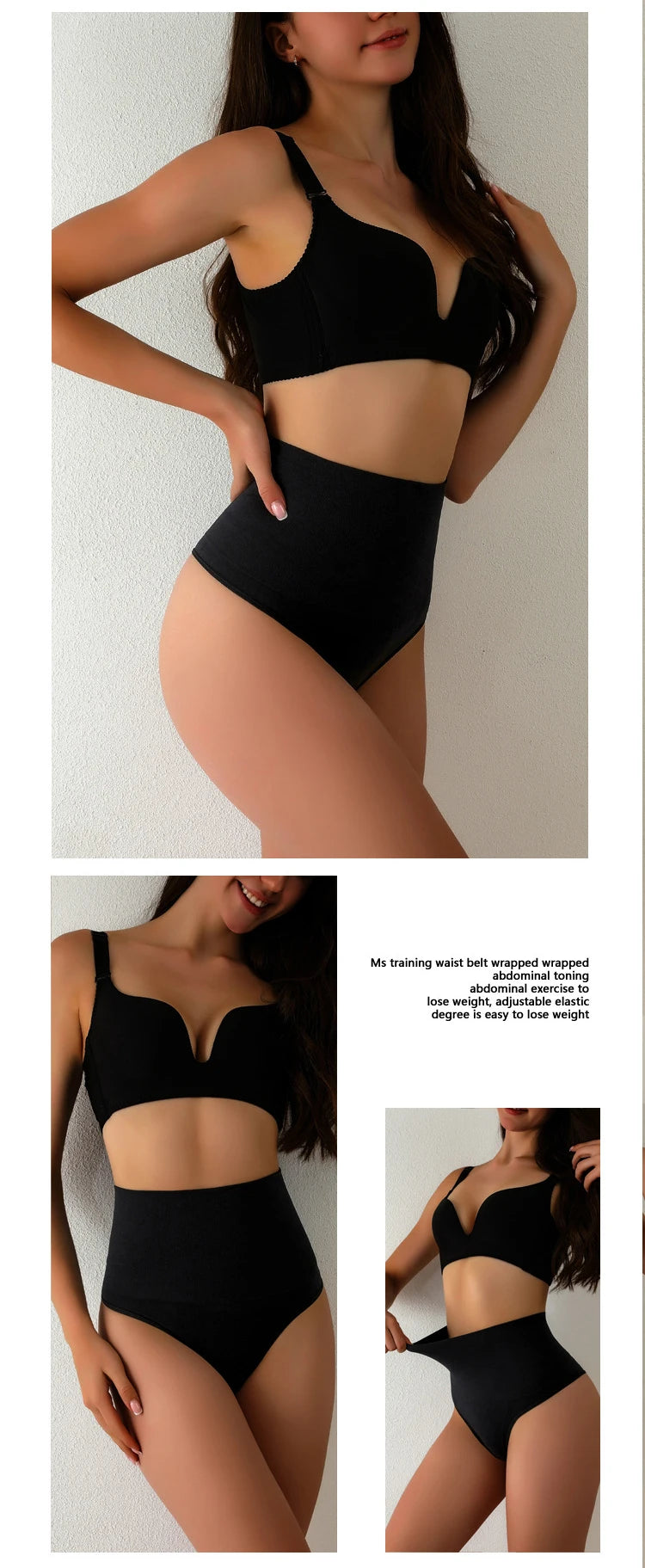 High Waist Tummy Control Panties Women Thong Panty Shaper Slimming Underwear Butt Lifter Belly Shaping Cincher Brief Body Shaper