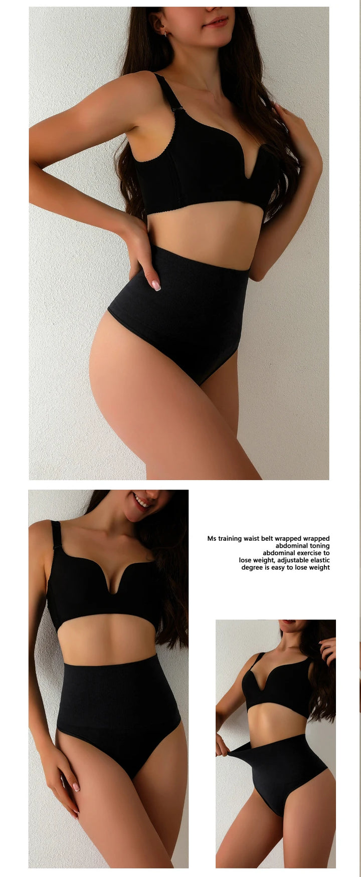 High Waist Tummy Control Panties Women Thong Panty Shaper Slimming Underwear Butt Lifter Belly Shaping Cincher Brief Body Shaper