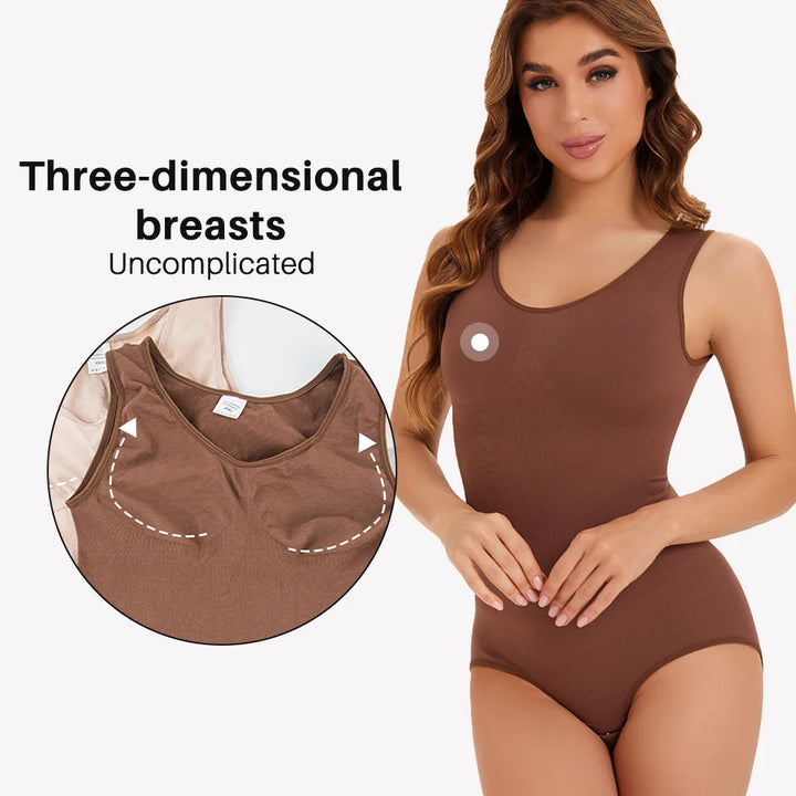 Molasus Bodysuit Women Slimming Shapewear Corset Reducing Body Shaper Modeling Underwear Tummy Control Panties Briefs Large Size