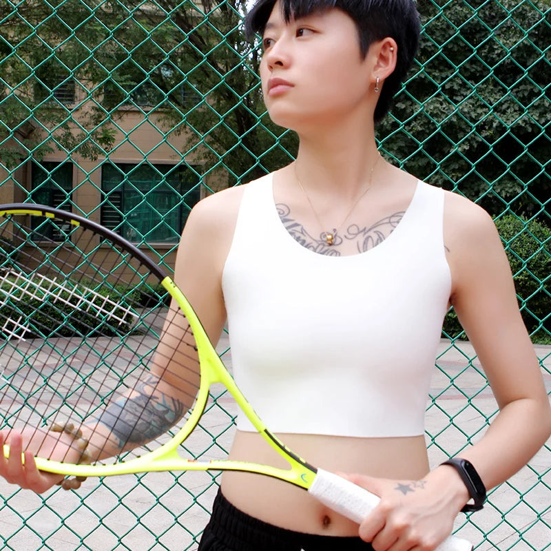 Pullover Chest Binder Flat Slim Breast Binder No Metal Trans Binder Sportswear FTM Lesbian Bra For Woman