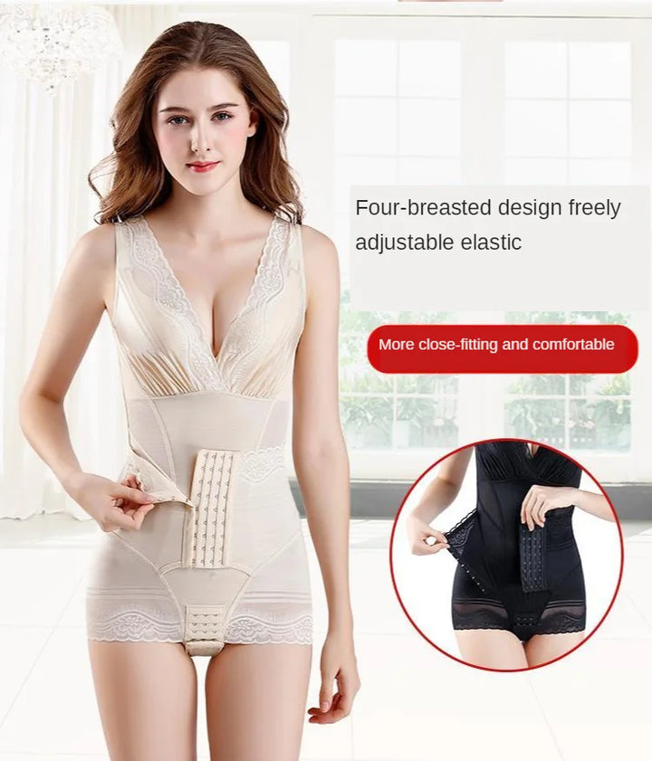 Women's Bustier Corset Waist Trainer Sharpening Body Sweat Suit Shaper Sexy Lingerie Slim Bodysuits Modeling Underwear Jumpsuit