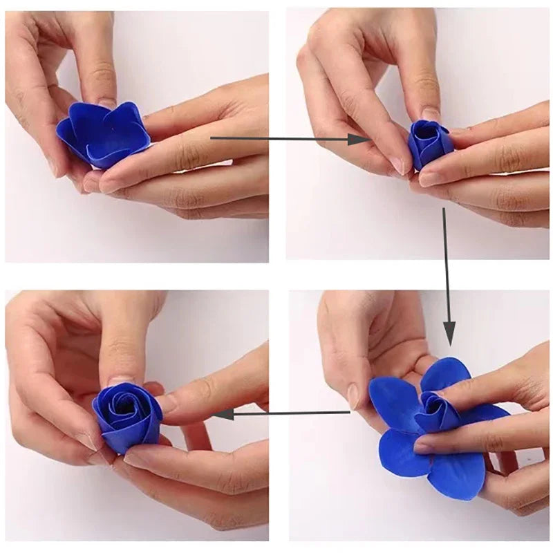 Three-Layer Artificial Rose Set