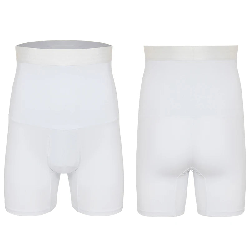 Men Body Shaper Tummy Control Shorts Shapewear Belly Girdle Boxer Briefs High Waisted Slimming Underwear Leg Compression Panties