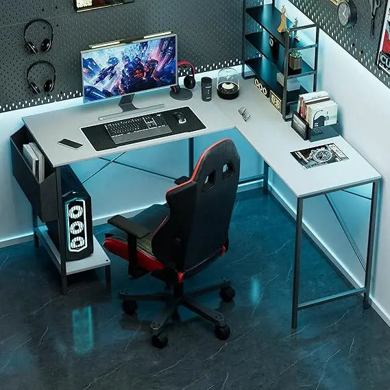infiniPower 50" L-Shaped Gaming Desk