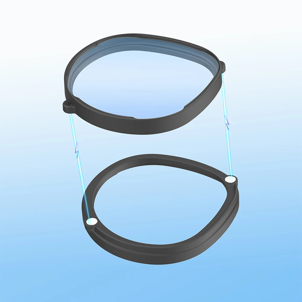 Lens Protector Frame Anti-Scratch Lens Protector Ring Magnetic Prevent Your Glasses From Scratching VR Lenses for Meta Quest 3S