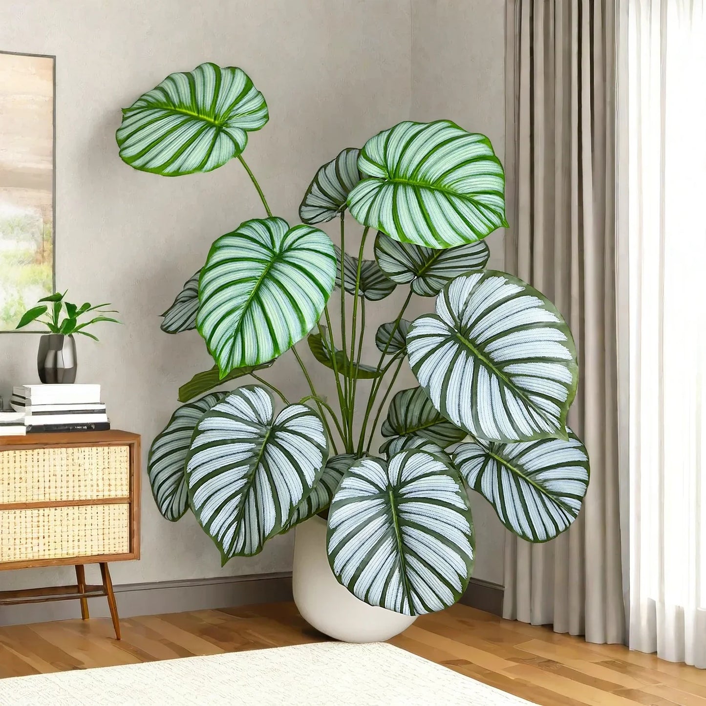 Artificial Monstera Palm Tree