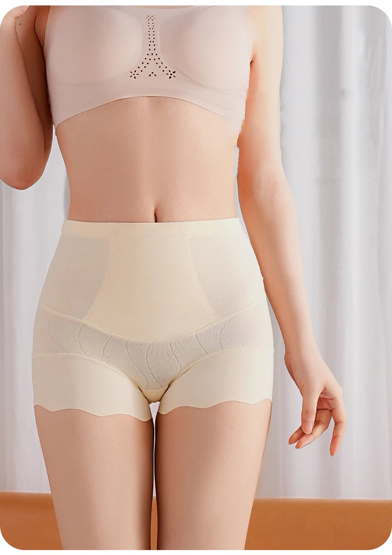 1pcs Women No Trace Mid Waist Shaping Briefs Breathable Body Shaper Slimming Underwear Butt Lifter Control Panties Shapewear