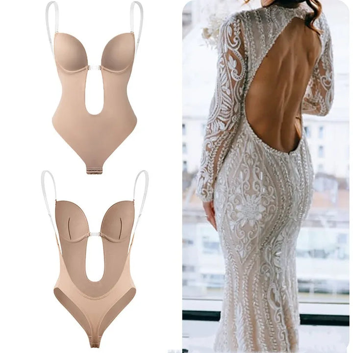Body Shaper Shapewear Sculpting Tummy Control Bodysuit for Women Slim Waist Beauty body backless dress One piece underwear