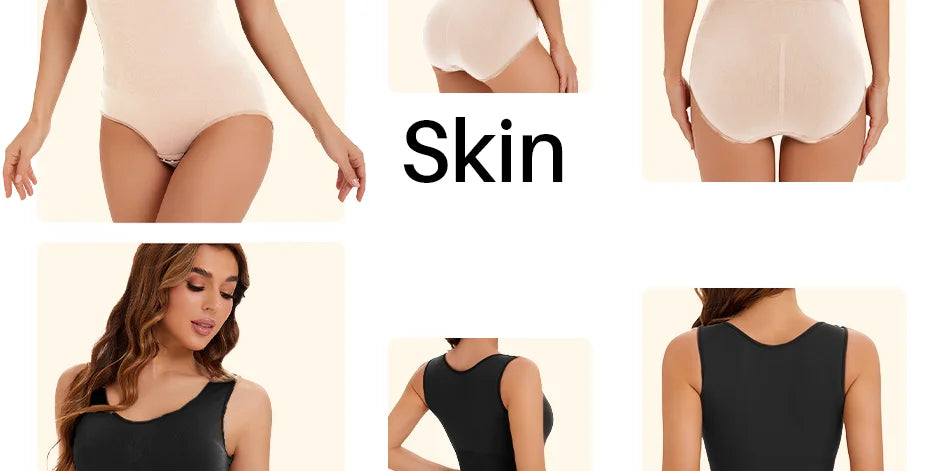 Molasus Bodysuit Women Slimming Shapewear Corset Reducing Body Shaper Modeling Underwear Tummy Control Panties Briefs Large Size