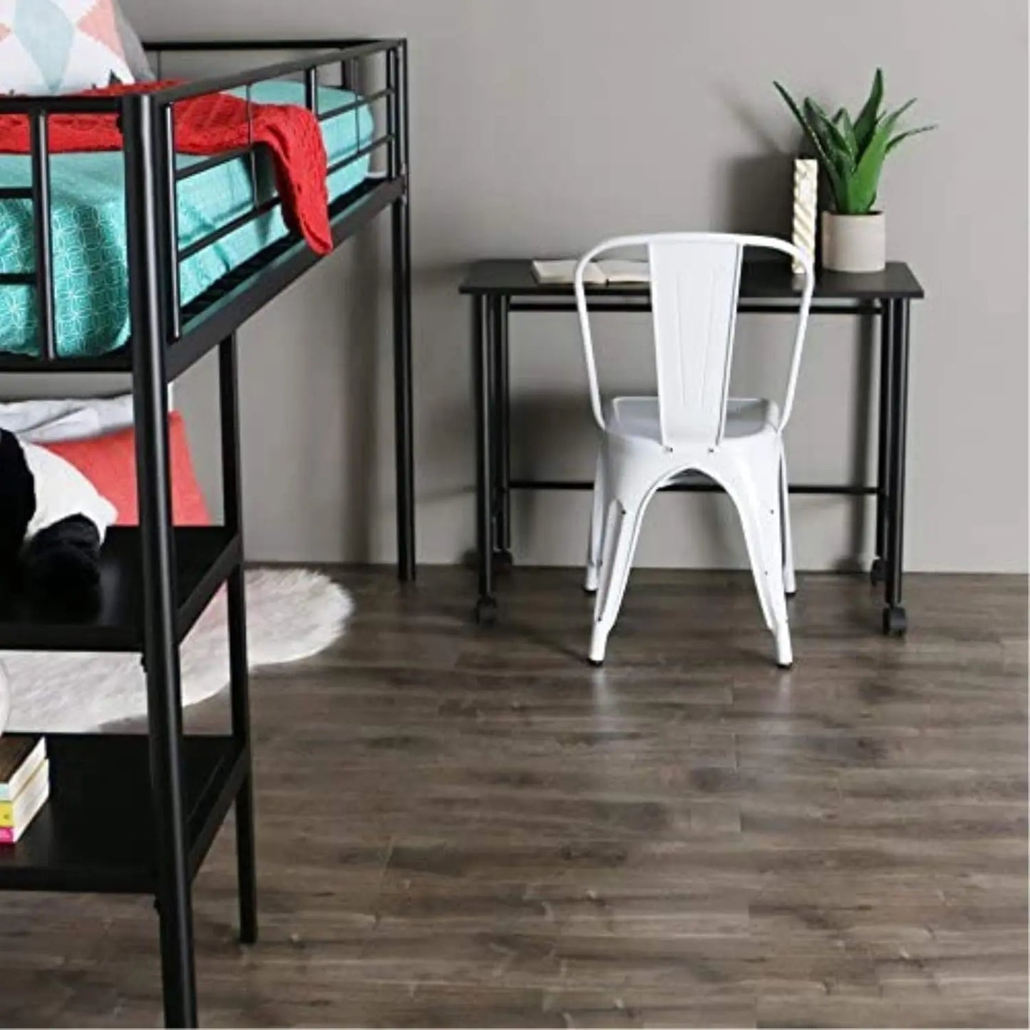 Black Twin Low Loft Bunk