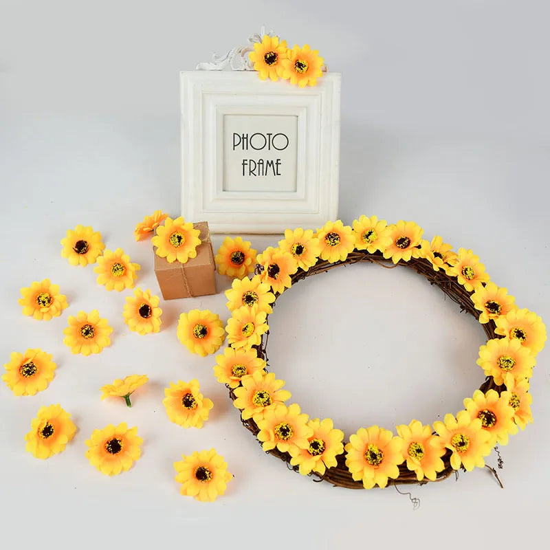 Mini Artificial Sunflower Heads