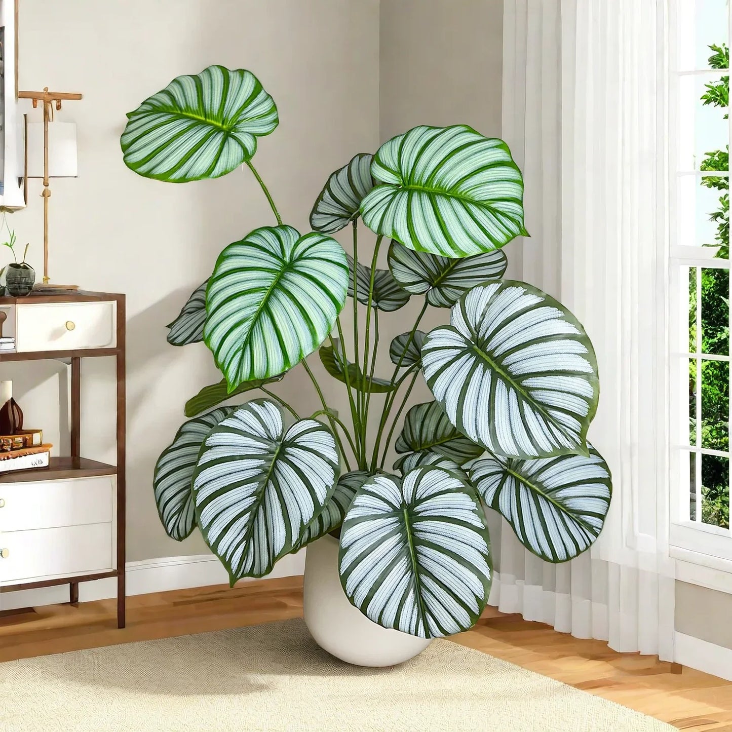 Artificial Monstera Palm Tree