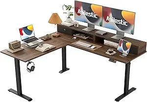 L Shaped Electric Standing Desk