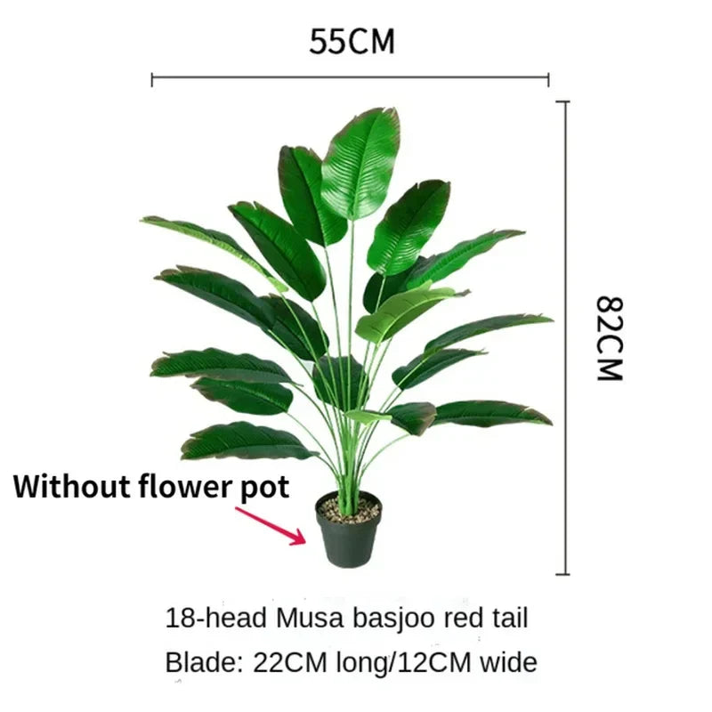 Artificial Banana Tree Leaves