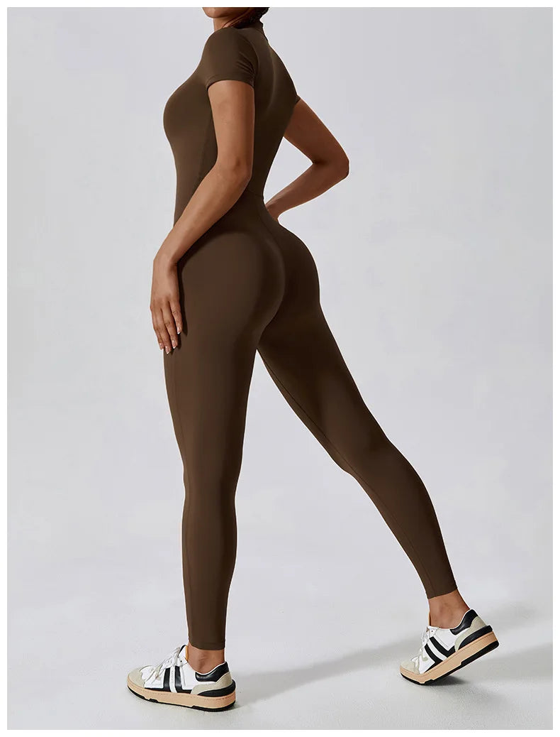 New Yoga Clothes Suit Workout Sports Set Women Bodysuits Gym Set Women Training Siamese Fitness Jumpsuit Female Sportswear