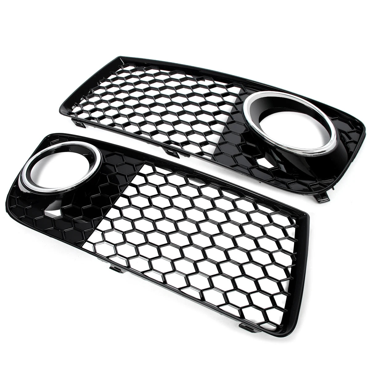 For Audi TT MK2 8J Front Bumper Fog Light Grills Grille Honeycomb Mesh Fog Light Lamp Cover 2010 2011 2012 2013 2014 8J0807682J