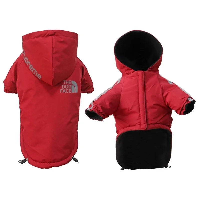 Waterproof Fleece Dog Jacket