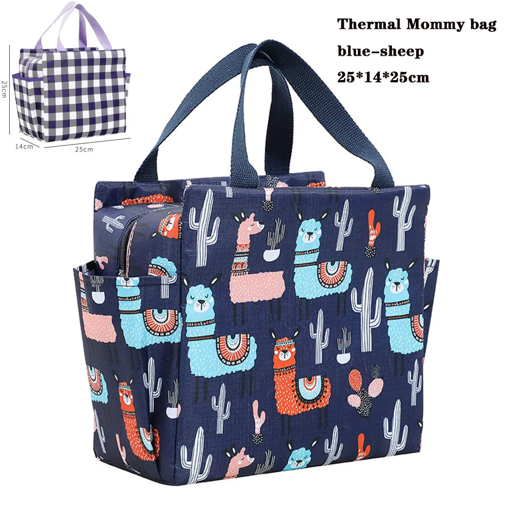 Thermal Bag Food Storage bag Student lunchbox cool bag for Children Food Container for Kids School small Thermal Lunch food Bag