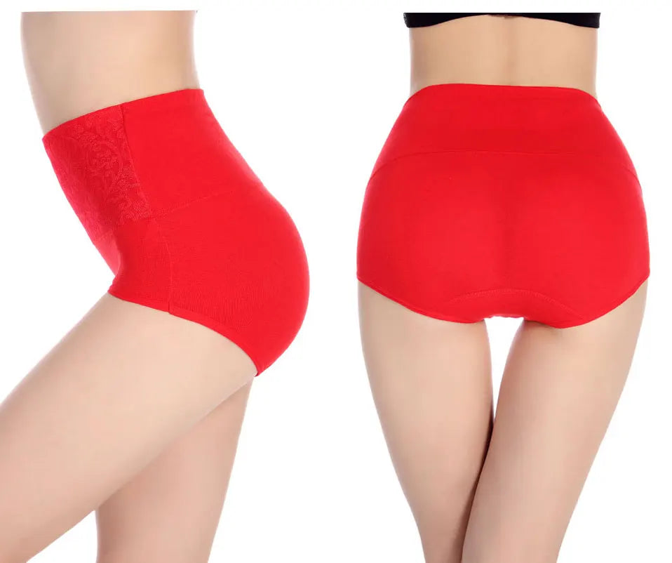 Cotton Underwear Women High Waist Lingerie For Ladies Briefs Tummy Control Panties C-Section Recovery XXXXL Plus Size Underpants