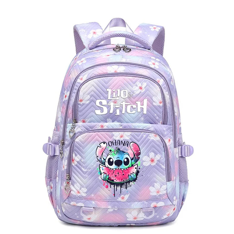 Lilo Stitch Waterproof Women Backpack Female Travel Bag Backpacks Schoolbag for Teenage Girls Bookbag Mochila