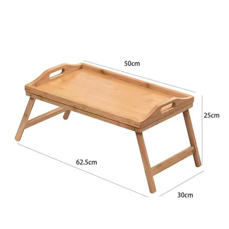 Adjustable Wood Bed Tray Laptop Desk