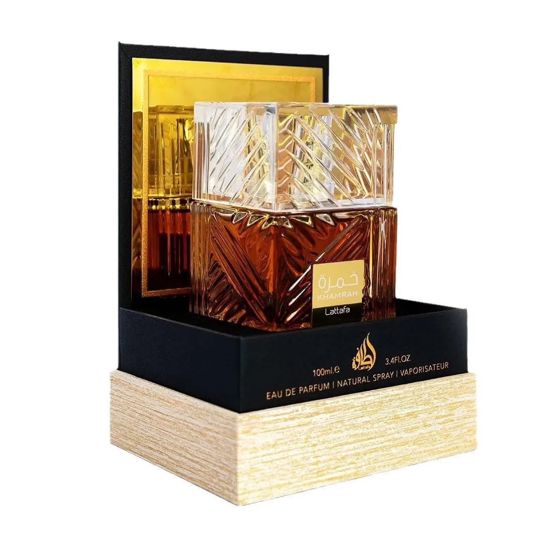 100ml Khamrah Qahwa Perfume โ Rich & Wood Scent