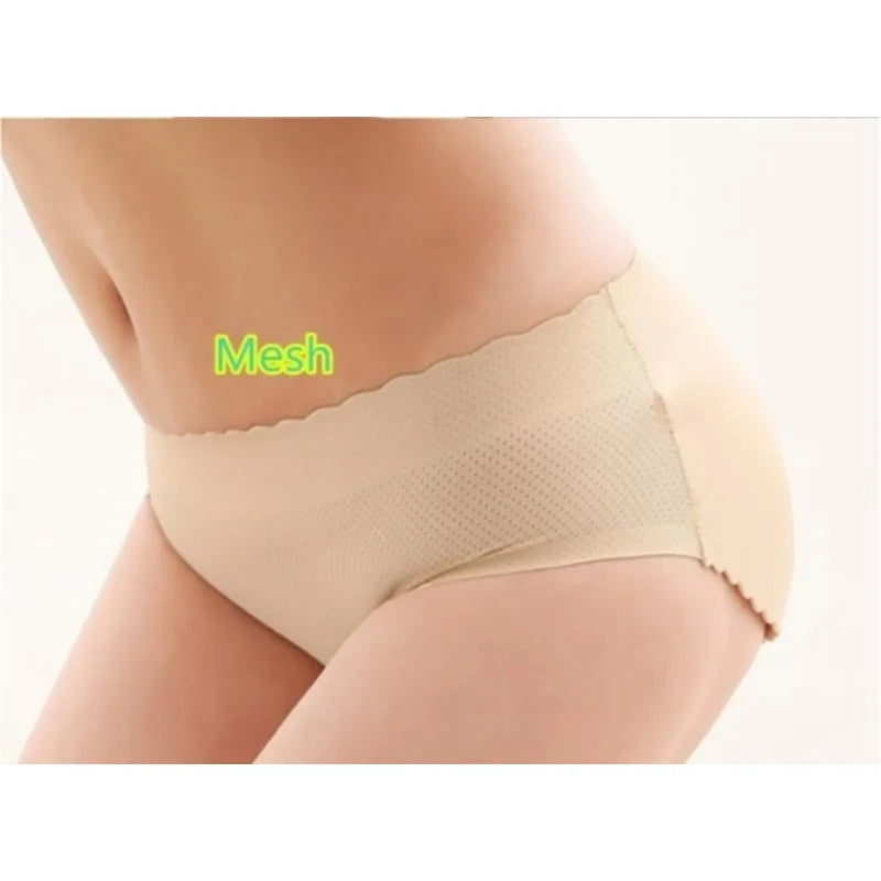 Sexy Seamless Padded Panties Bottom Panties Buttocks Soft Push Up Lingerie Women Underwear Butt Lift Briefs Hip Enhancer Shaper