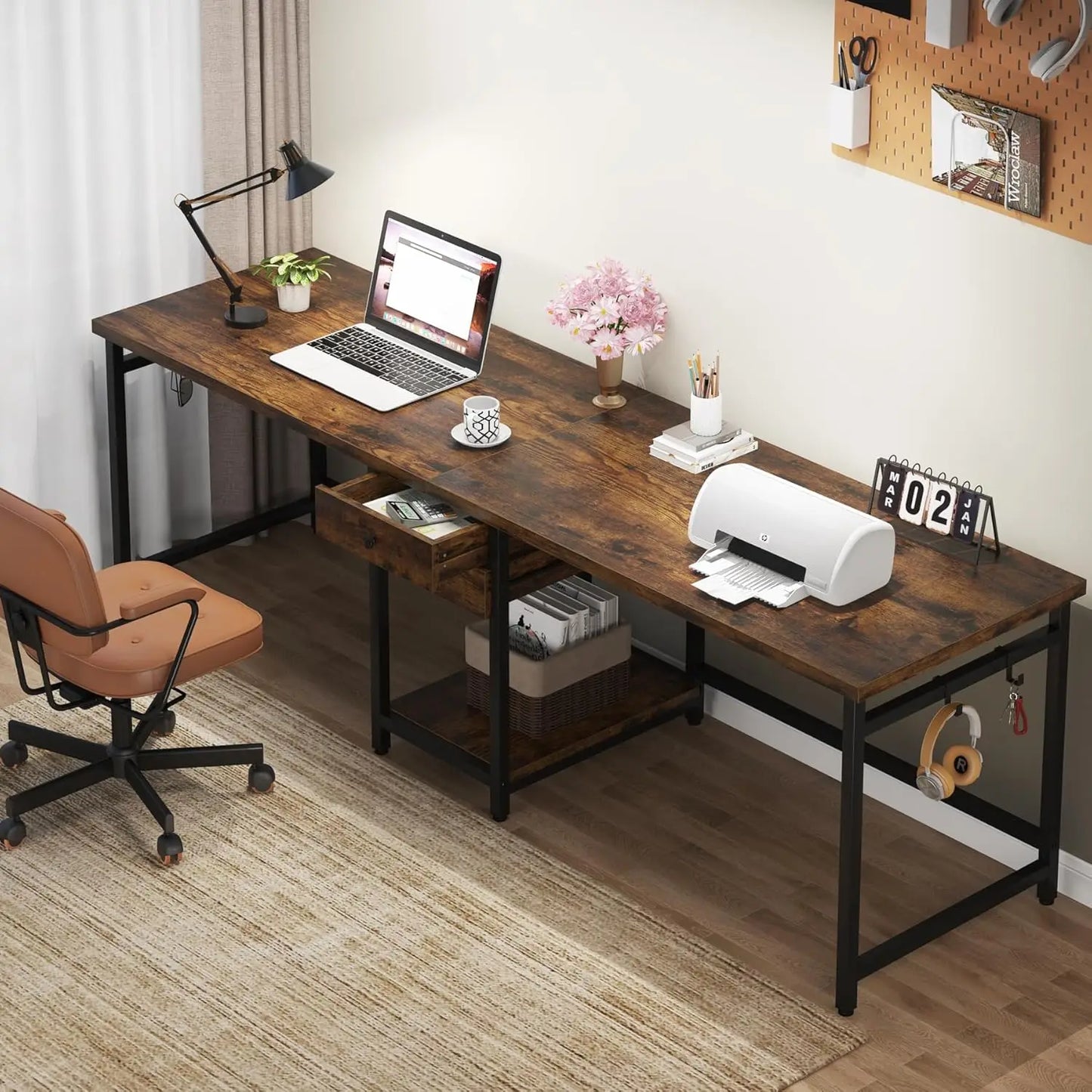 Extra Long Double Desk