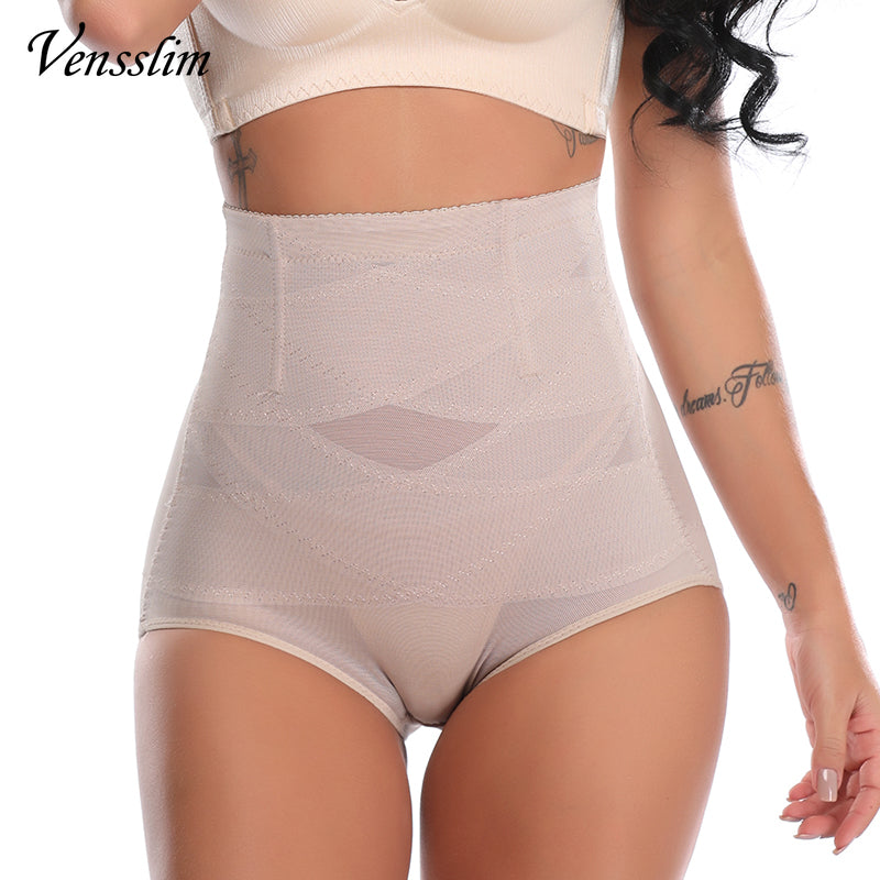 Women Butt Lifter Shapewear High Waist Double Tummy Control Panties Waist Trainer Body Shaper Slimming Seamless Underwear Briefs