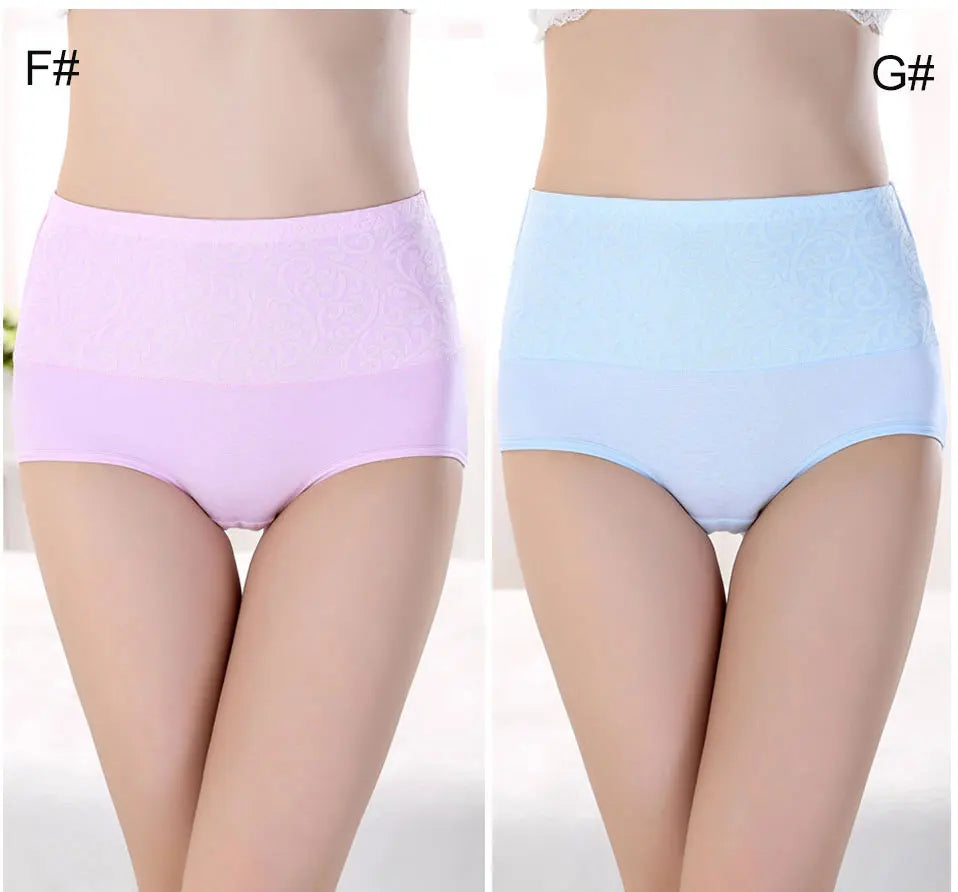 Cotton Underwear Women High Waist Lingerie For Ladies Briefs Tummy Control Panties C-Section Recovery XXXXL Plus Size Underpants