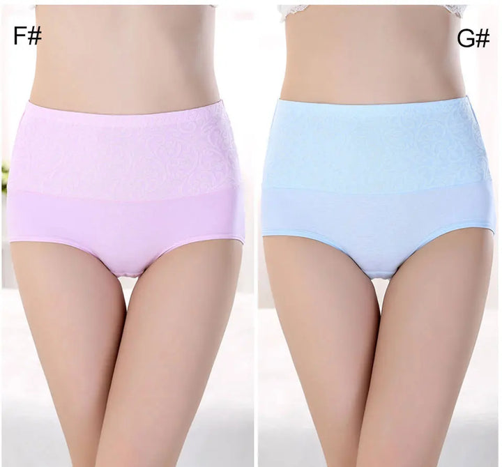 Cotton Underwear Women High Waist Lingerie For Ladies Briefs Tummy Control Panties C-Section Recovery XXXXL Plus Size Underpants